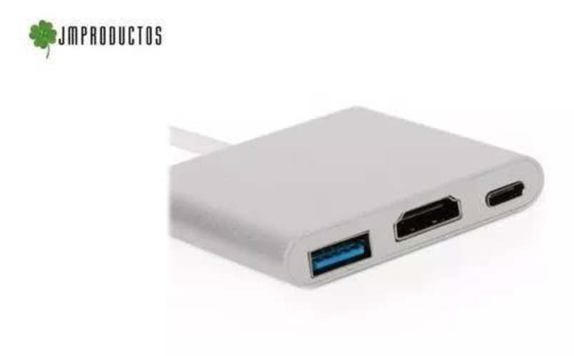 Adaptador Usb-c A Hdmi Type C Usb Macbook Retina P