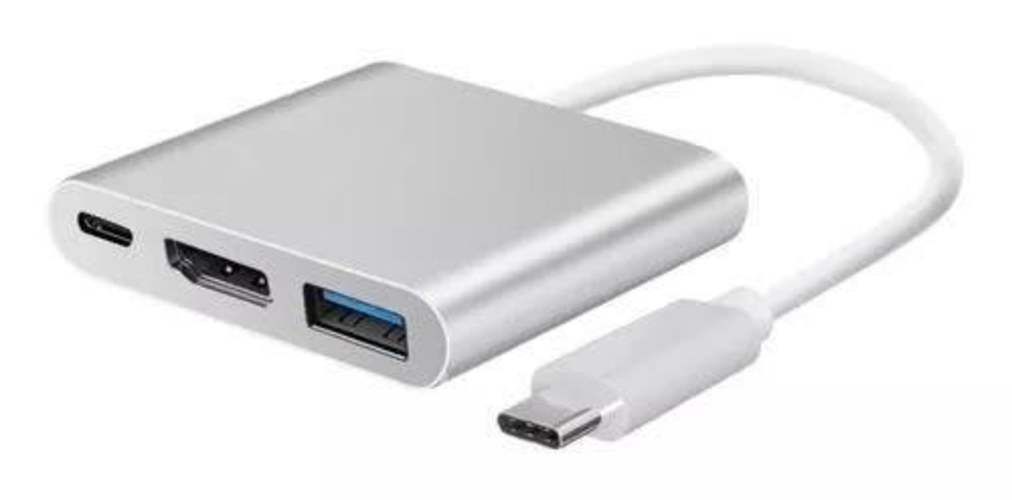 Adaptador Usb-c A Hdmi Type C Usb Macbook Retina P