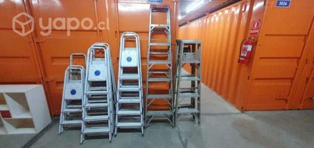 Escala tijera de aluminio 3 peldaños