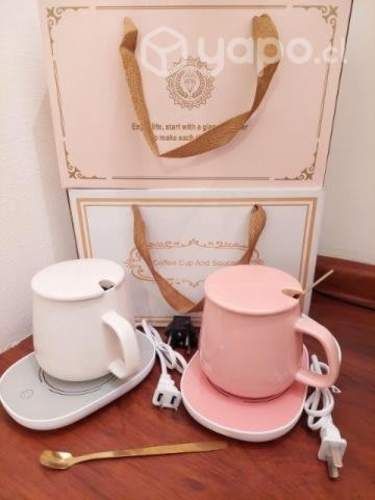 Taza con calentador eléctrico