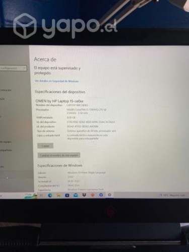 Notebook HP Omen 15-Ce0xx 2018