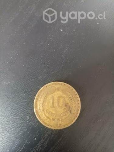Moneda antigua de 10