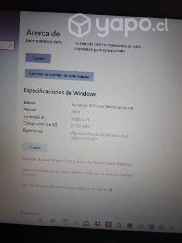 Notebook HP 240G7/ Intel inside.