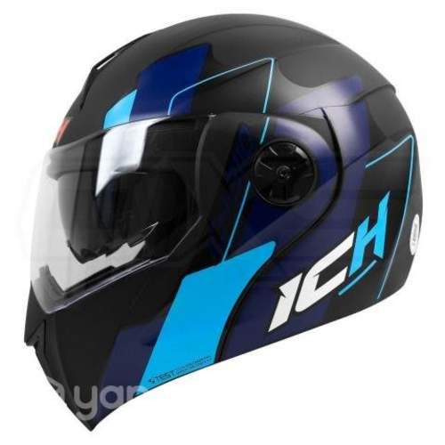 Casco moto ich 3110 abatible maced az sun visor