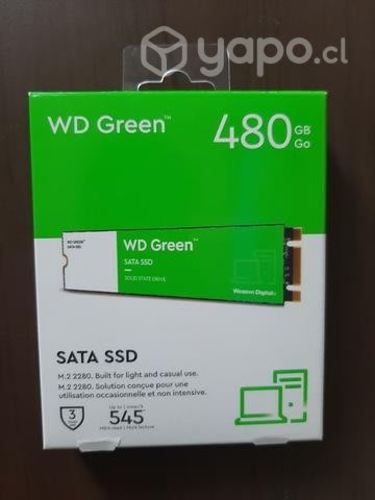 Almacenamiento M.2 WD GREEN 480GB (NUEVO)
