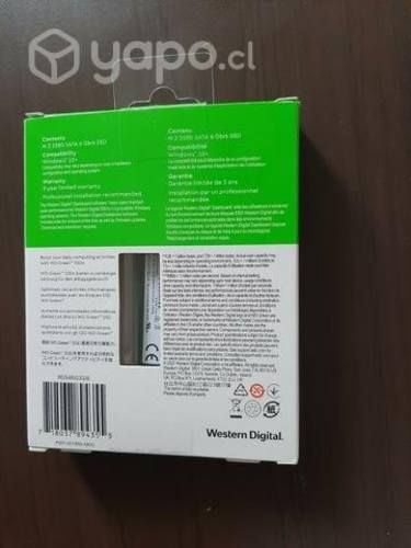 Almacenamiento M.2 WD GREEN 480GB (NUEVO)