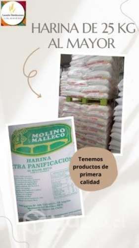 Harína al mayor con despacho incluído