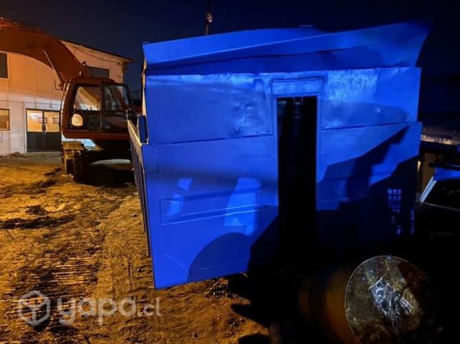 Caja tolva 14 cubos yurmar con sobre chassis