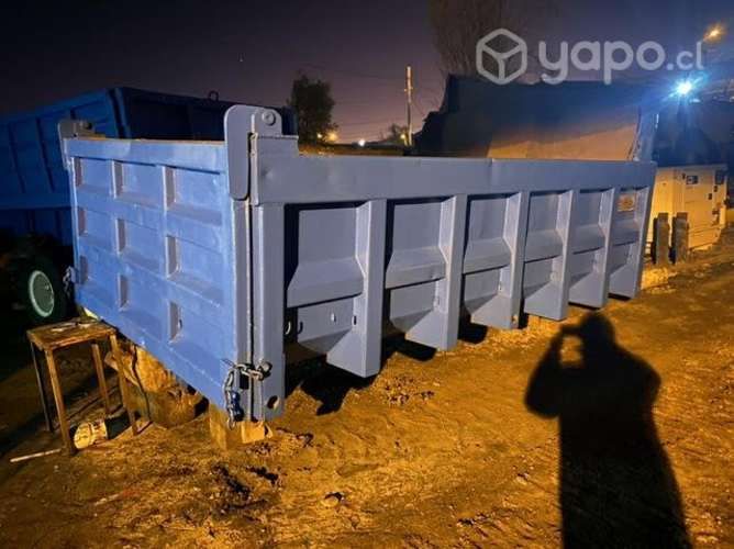 Caja tolva 14 cubos yurmar con sobre chassis