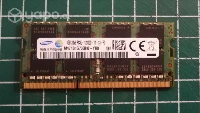 Memoria ram 8gb samsung 2rx8 pc3l-12800s