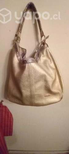 Cartera Dorada Lilas