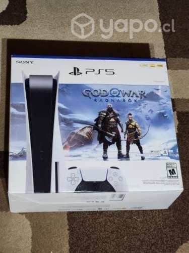 PS5 + juego God Of War Ragnarok version con disco