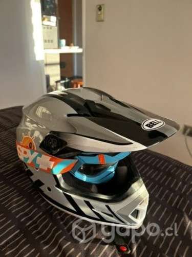 Casco moto Bell + antiparras SPY