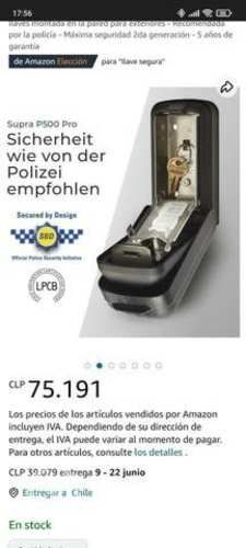 Caja fuerte para llaves u otros de exterior