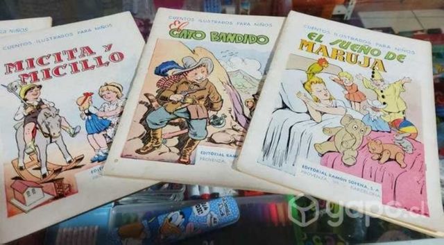 Cuentos ilustrados para niños de los años 70