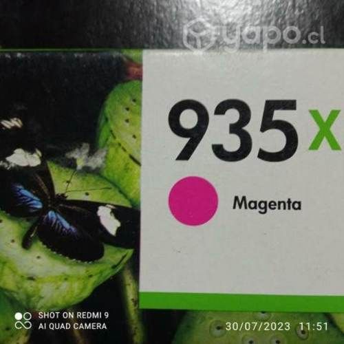 Tinta HP 935xl magenta original de alta
