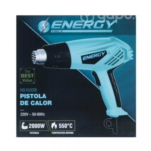 Pistola de calor 2000w energy 550°c