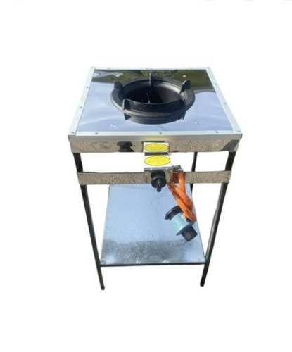 Fogón de alta presión + mesón de acero inoxidable