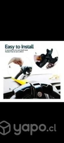 Traba Volantes Anti Robo Seguridad Auto Tipo T Con