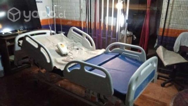 Cama clínica electrica 3 posiciones Anti escara