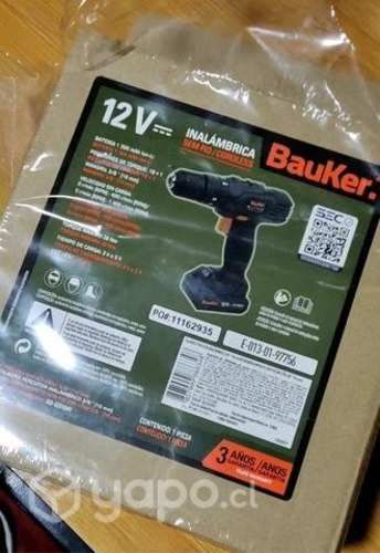 Taladro inalámbrico bauker 12 volt inalámbrico