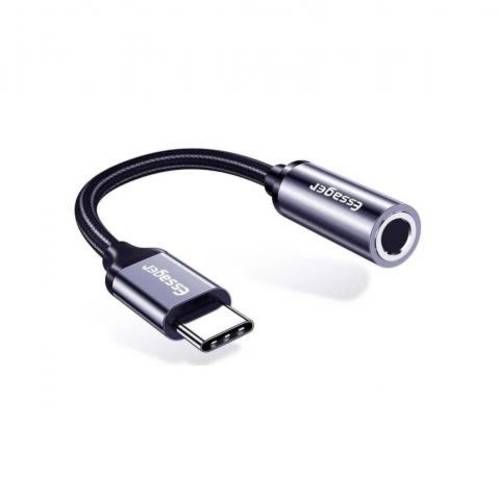 Adaptador Audífonos Aluminio cordón de hilo reforz