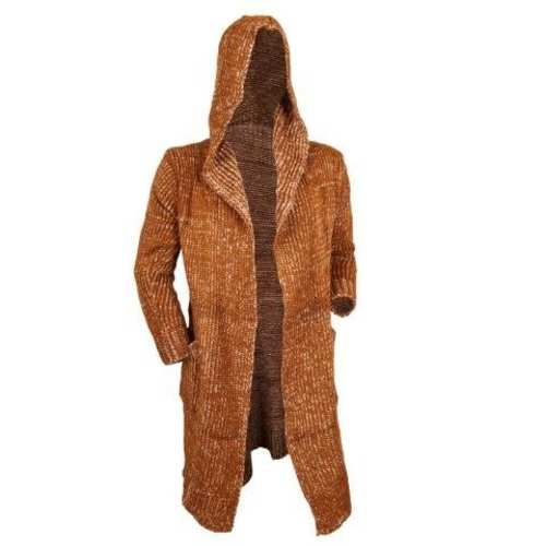 Chaleco XL Trenzado Naranjo Largo Modelo 6117