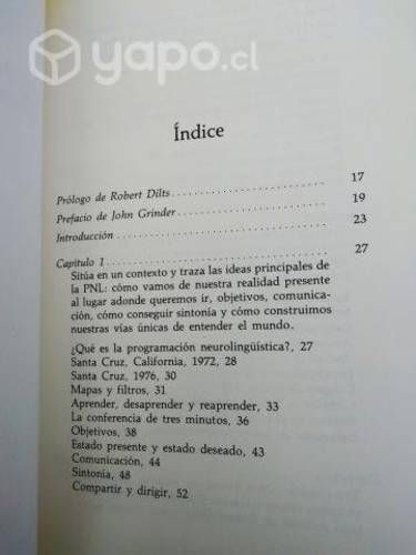 Intro a la programación neurolingüística / pnl
