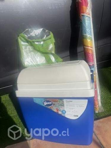 Congelador, escritorio, cooler, patines.