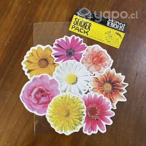 Sticker Pack Flores de Chile