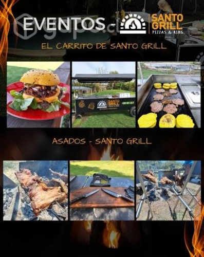 Carrito de comida para eventos pizzas completos