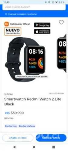 Reloj Smartwach Xiaomi