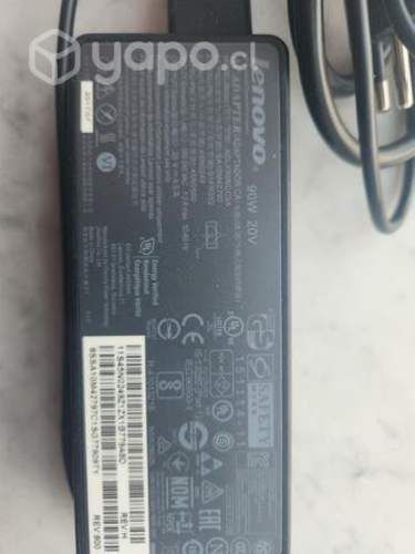 Cargador Lenovo Original Punta Amarilla 20V/90W