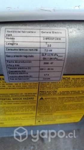 Secadora gas semi industrial