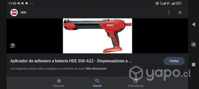 Pistola calafatera hilti