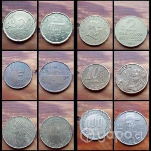 Monedas países