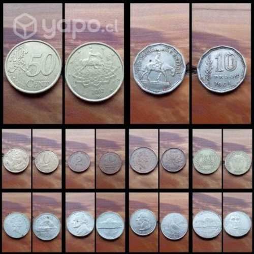 Monedas países