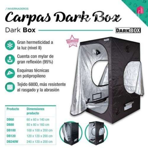Carpa indoor Dark Box 120x120x200 cm