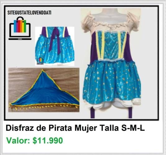 Disfraz de Pirata Mujer