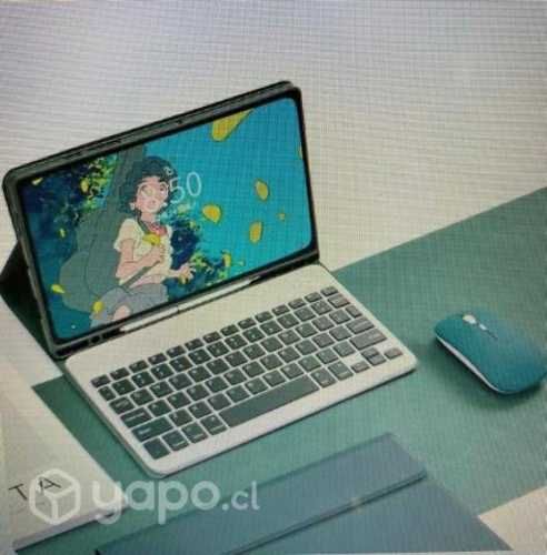 Teclado inalambrico con mouse y Case Ipad 9.7