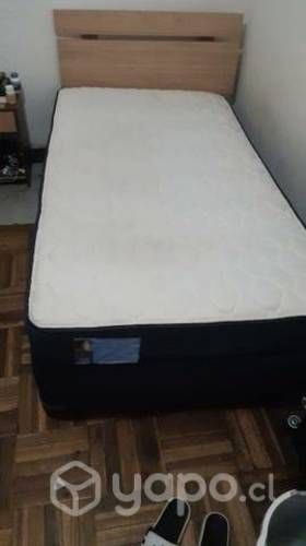 Cama de plaza media en 70 lukas