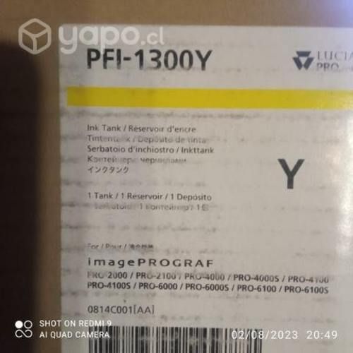 Tintas canon pfi diversos modelos originales de al