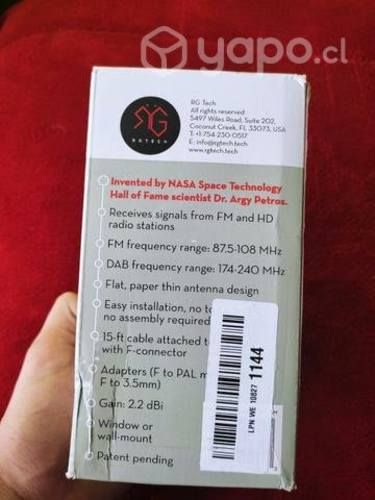 Antena Indoor monarch AM/FM/DAB/DAB+ Elegante