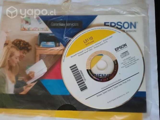 Impresora Epson L3110 con tinta de sublimacion