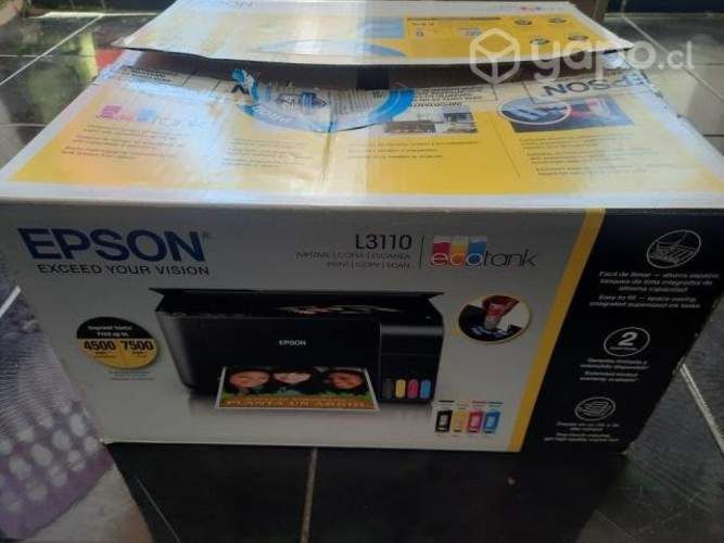 Impresora Epson L3110 con tinta de sublimacion