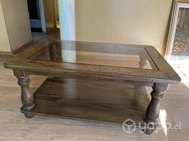 Mesa de centro Madera/Vidrio