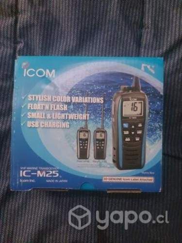 Radio portátil marina icom