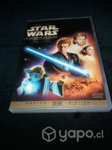 Película Star Wars; El ataque de los clones dvd