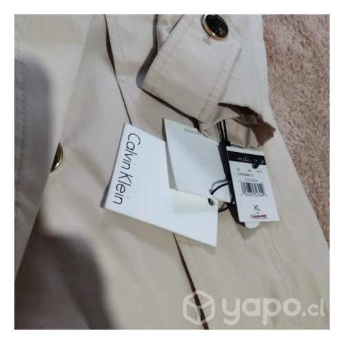 Abrigo con botones y cinturon Calvin Klein