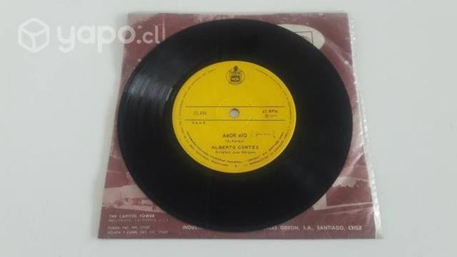 Single Alberto Cortez "Amor Mio" Original 1974